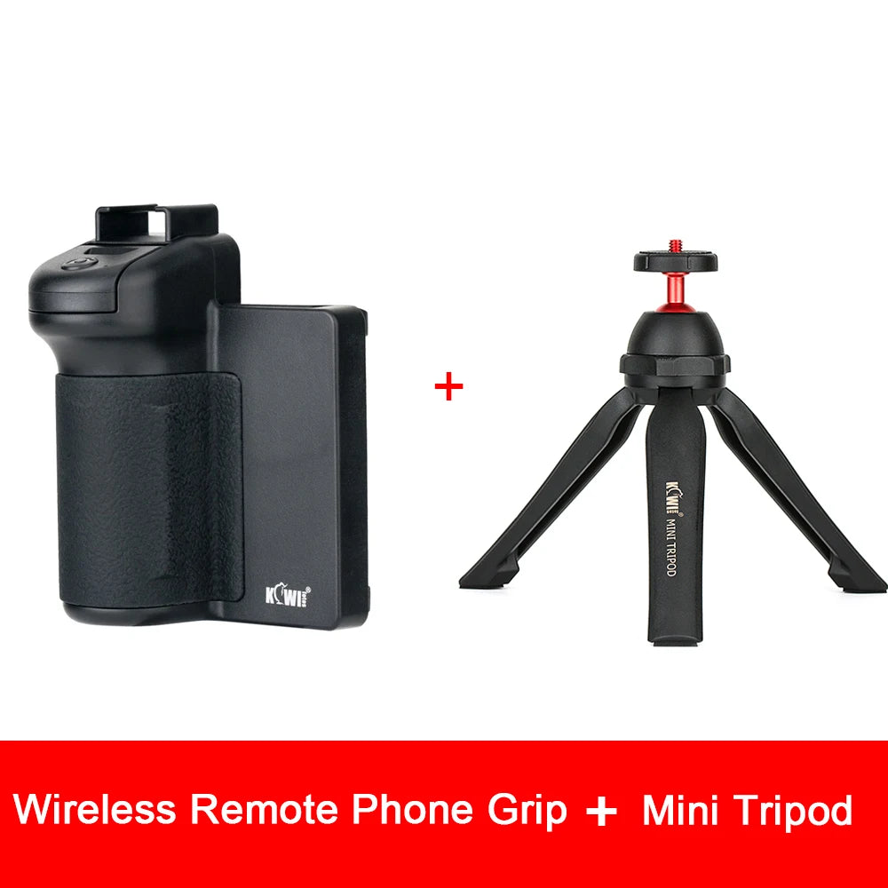Wireless Remote Phone Grip Handheld Snapgrip iPhone Camera Hand Grip With Shutter 1/4" Screw for iPhone 15 Selfie Stick Tripod