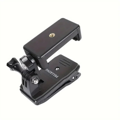 Adjustable ABS Shoulder Mount Clip Phone Tripod for IPhone 15 14 13 Samsung Outdoor Live Selfie Stand Holder for Backpack Strap