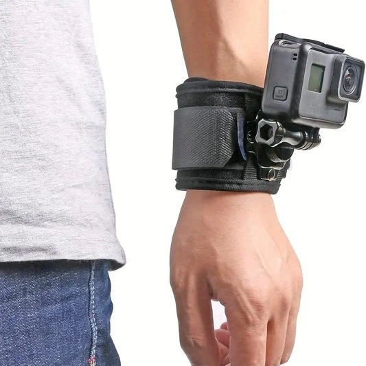 Wrist Strap 360 Degree Rotating for Gopro Hero 13 12 11 10 9 8 Black 7 6 5 4 3 Silver White Max Session AKASO EKEN DJI Yi Apeman